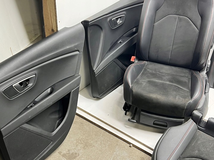 фото №11, 2016 seat leon 5f сидіння / диван / обшивки / комплект