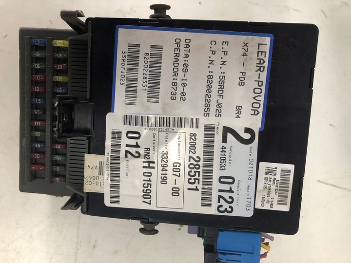 фото №6, Блок управления набор стартовый renault laguna ii 1.8 бензин 8200230514