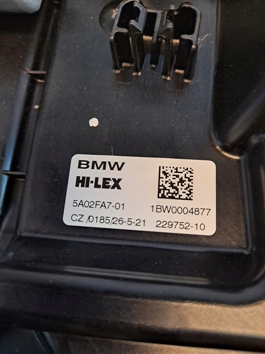 фото №5, Підйомник вікна ліве зад bmw f40 5a02fa7