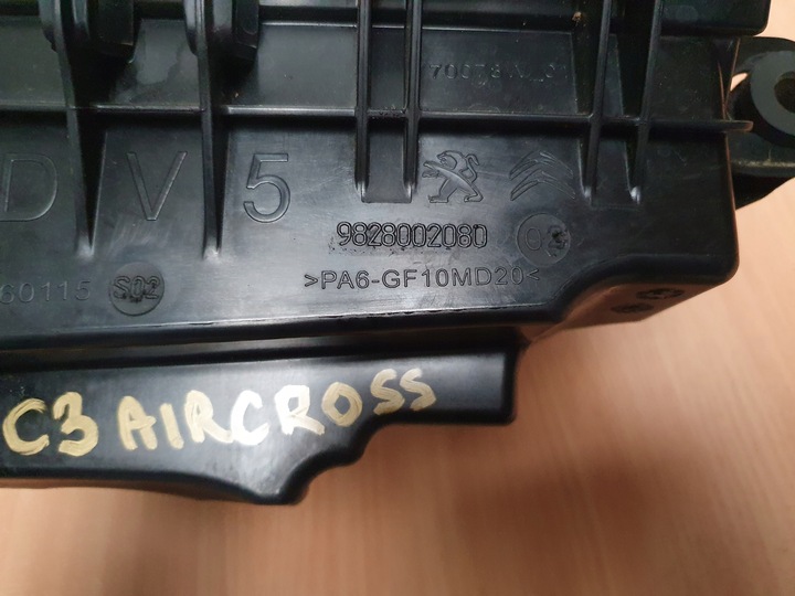 фото №8, Фільтр повітря впуск труба citroen c3 iii aircross 1.5 блакитний hdi 9828002080