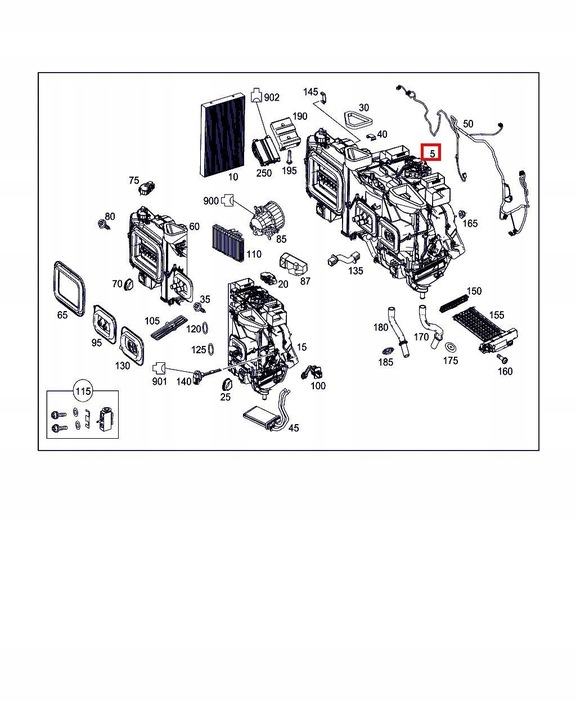 фото №7, Отопитель mercedes vito w447 2.2 cdi a4478300160