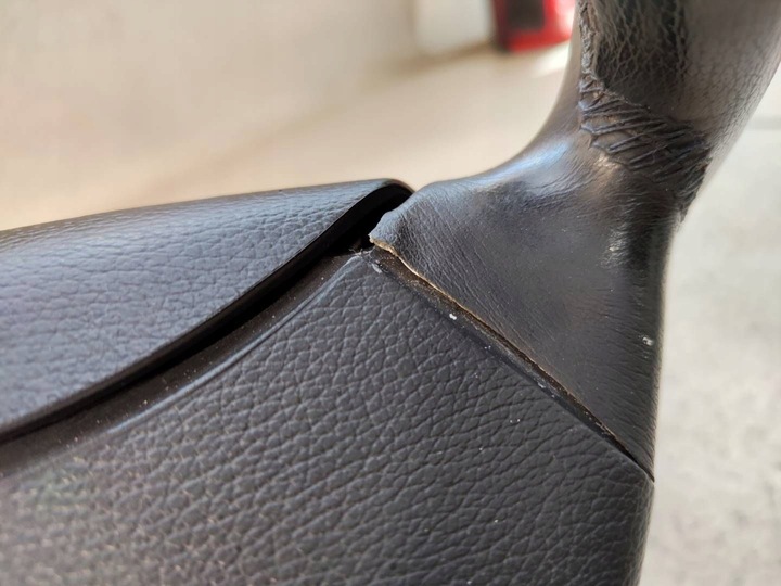 фото №8, Руль кожа кожаный mercedes sl r230 w230 подушка комплект