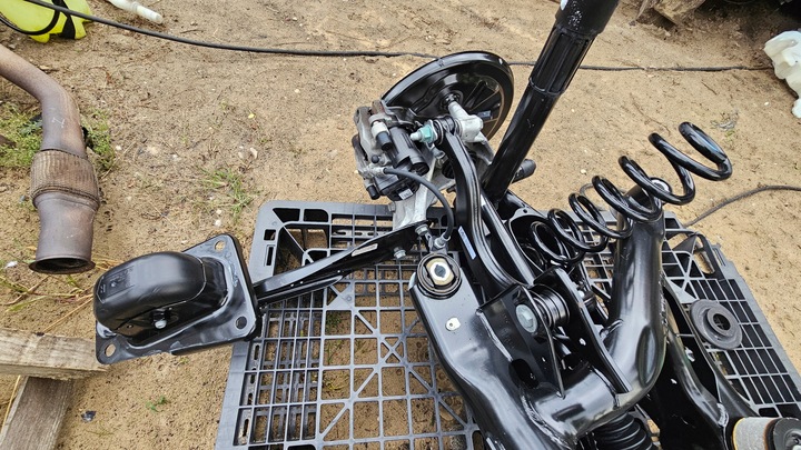 фото №6, Vw tiguan 5na tarraco q3 83a 4x4 подвешивание зад поворотный кулак рычаги p/l 23r