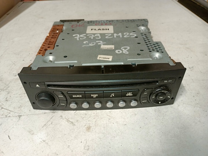 фото №1, Радіо peugeot 307 96643697xt