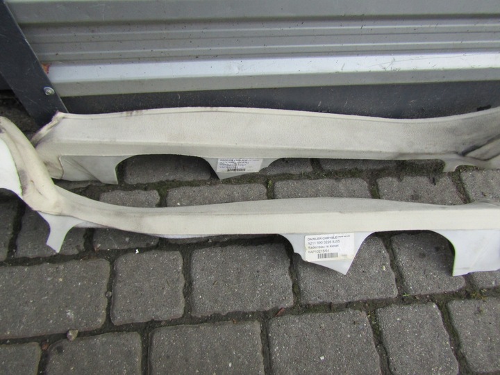 фото №13, 1 mercedes w211 02-06 sedan диван задня шкіра кремовий