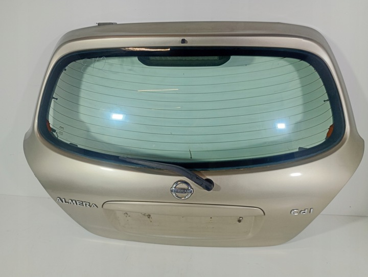 фото №10, Almera n16 рестайлинг 00-06 крышка задняя зад багажника код краски ey2