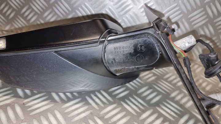 фото №11, Bmw 5 e60 e61 lci рестайлінг дзеркало сірий ліві 3 контакти освітлення led eur 09r