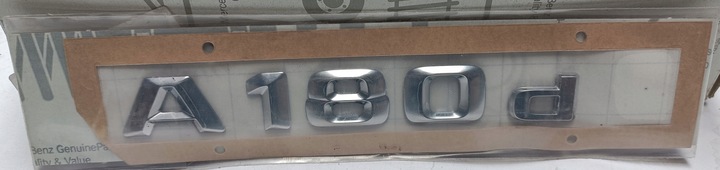 фото №2, Mercedes a-klasa w176 надпис емблема na задня кришка багажника a180 d