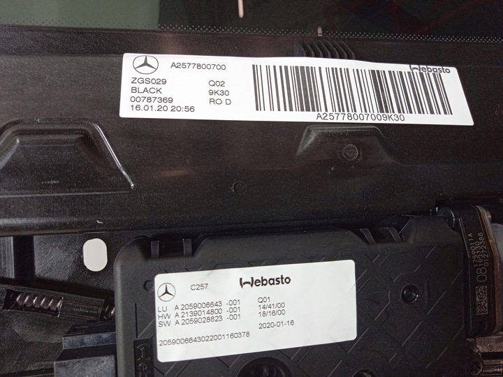 фото №4, Mercedes cls w257 люк стекло крыша