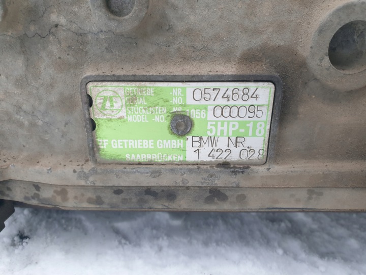 фото №7, Кпп кпп / коробка передач автоматическая 5hp-18 bmw e39 2.8 бензин 1422028