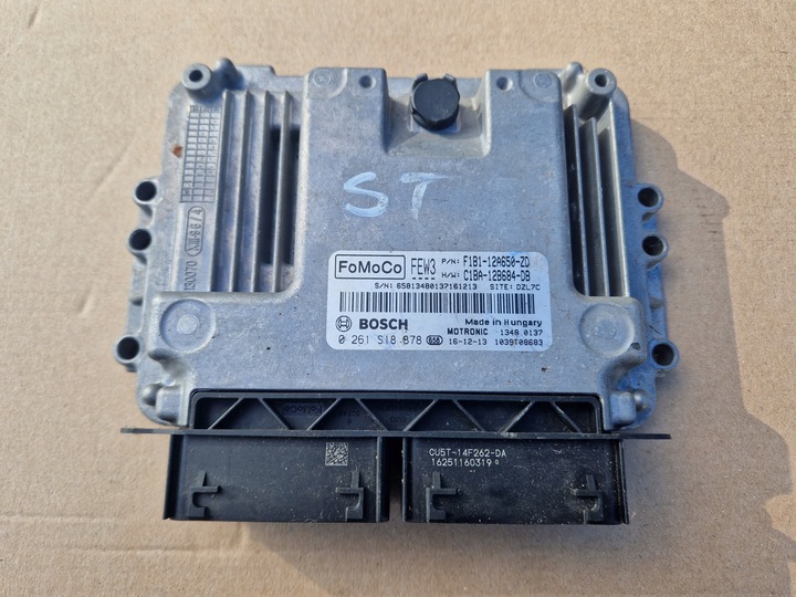 фото №6, Ford fiesta mk7 vii 7 st замок зажигания блок управления двигателя 1.6 модуль ключ turbo