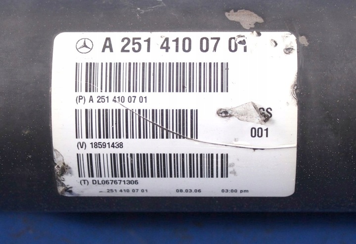 фото №10, Wał привідний перед mercedes w251 w164 a2514100701