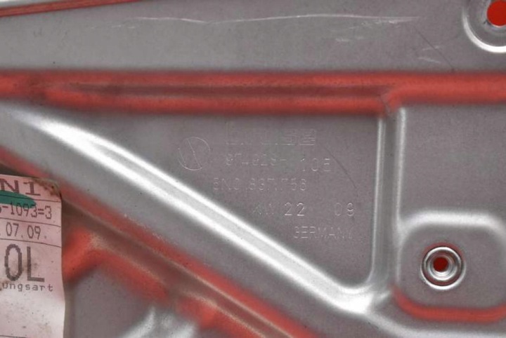 фото №5, Склопідйомник правий перед eu 5n0837756 vw tiguan 1 i 07-11