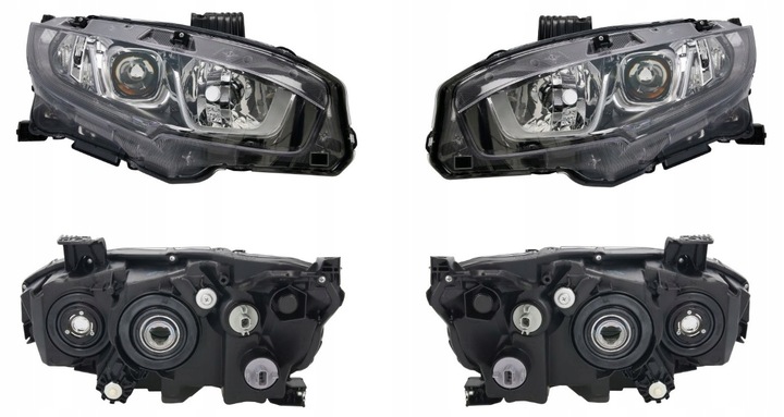 фото №1, Фара лампа honda civic 16- l+p tyc