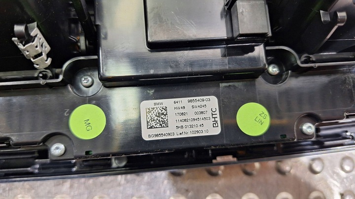 фото №5, Панель кондиционера 9855409 bmw g01 g20 g21 g22 g23 g26 g42