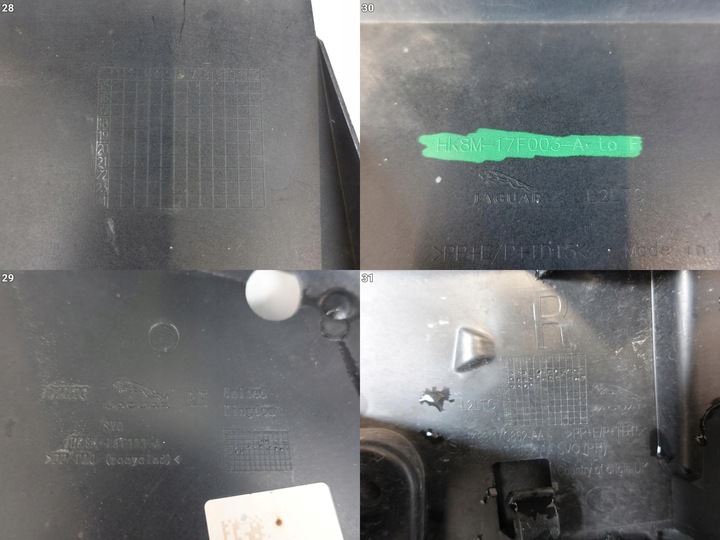 фото №14, Jaguar f-pace x761 r-sport r sport 16-20 бампер спойлер перед sprysk/pdc