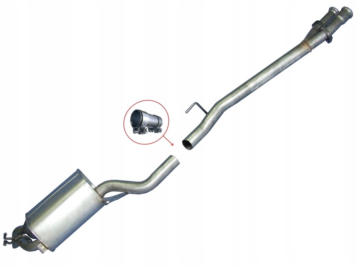 фото №8, Polmostrow глушитель mercedes w210 2.7cdi 99-02 задний