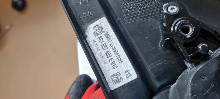 фото №9, Sq5 8r q5 рестайлінг дзеркало ліві лівий перед складний 15pin 8r1857409e