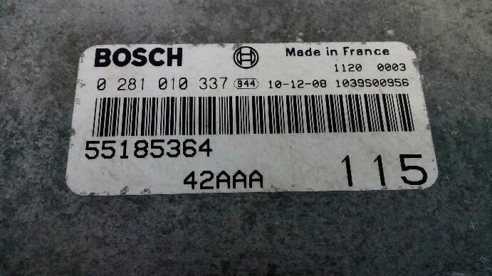 фото №9, Блок управления двигателем fiat эбу stilo 1,9jtd 2003r. 55185364