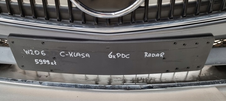 фото №16, Mercedes w206 c-klasa c класс бампер перед переднее 6xpdc радар