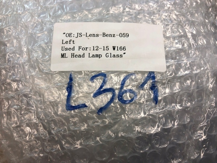 фото №10, Стекло фара плафон левый перед do mercedes benz ml w166 2011-2015