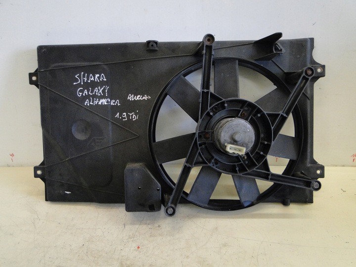 фото №1, Vw sharan i 1.9tdi вентилятор радиатор 7m0121207e