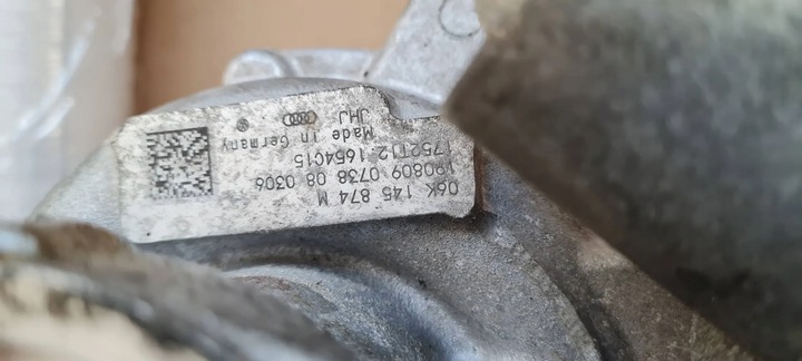 фото №11, Q3 83a турбонагнетатель турбина 2.0 tfsi 06k145874m vw audi tiguan