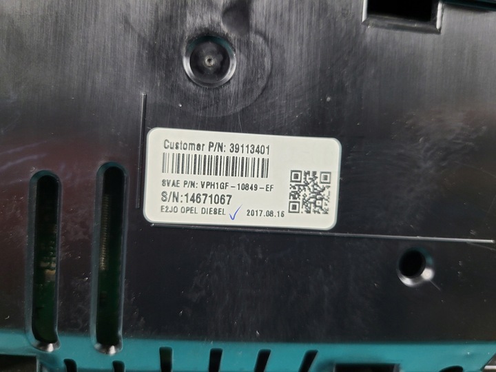 фото №6, Opel insignia b 17r спідометр  2.0 cdti європа digital 39113401