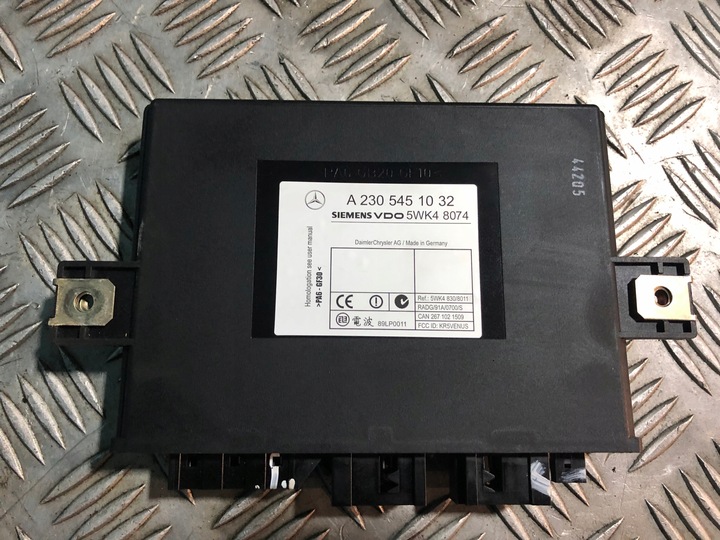 фото №1, Mercedes w220 модуль блок управления keyless go