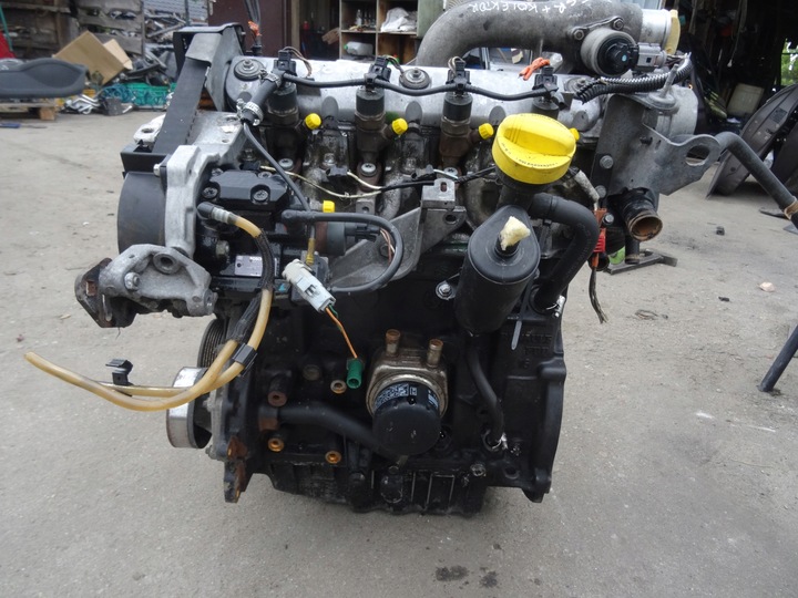 фото №6, Scenic i 1.9dci 00' рестайлинг двигатель голый стойка fdp f8t