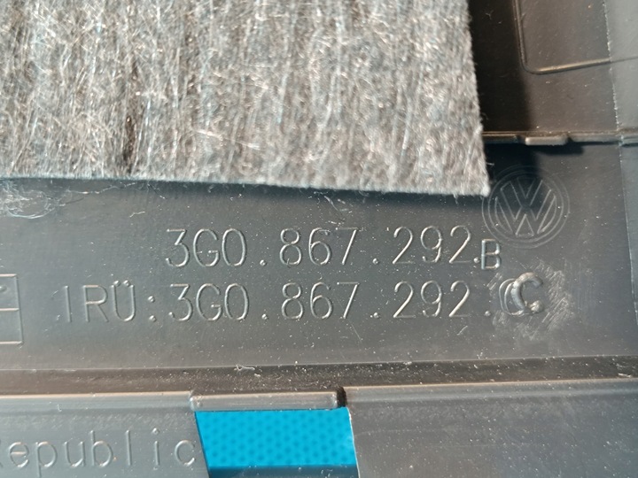 фото №9, Vw passat b8 вариант 2.0 tdi 110kw 2023 r защита стойка b правая 3g0867292b