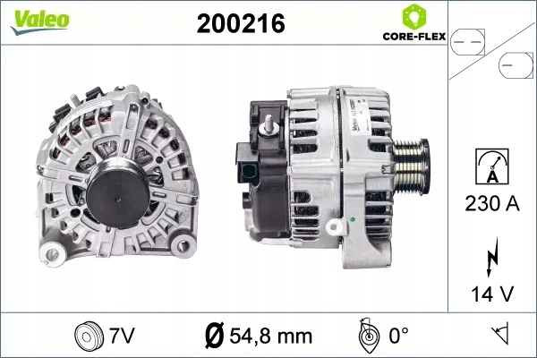 фото №1, Генератор valeo 200216 200216 val200216
