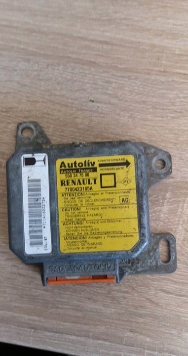 фото №1, Компьютер блок управления модуль подушка безопасности 7700423185a