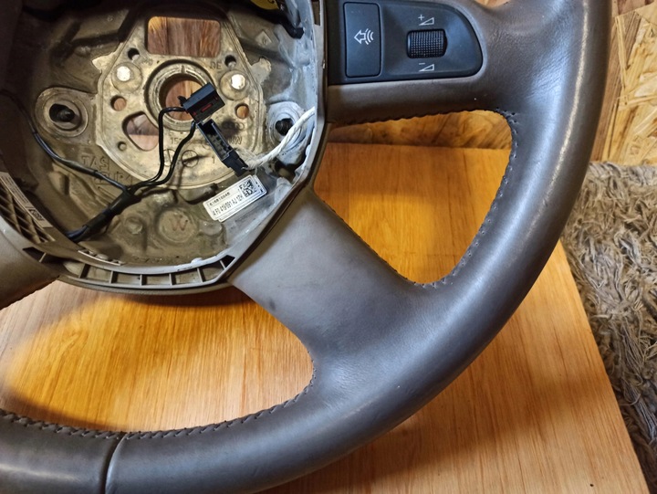 фото №5, Audi a6 c6 кермо шкіряний мульті бежева