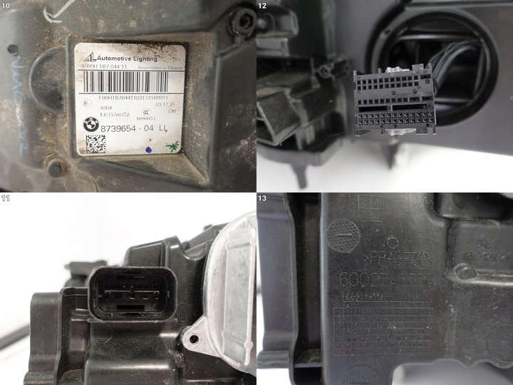 фото №11, Bmw x3 g01 x4 g02 17-20 полный led адаптивный лампа правая eu