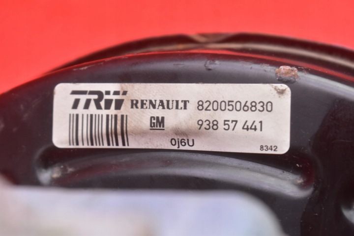 фото №7, Вакуумный усилитель тормозов (серво)  eu 8200506830 renault trafic ii 2.0 dci 115 km 06-15