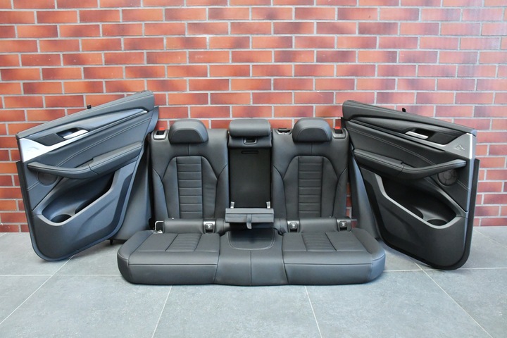 фото №10, Сидіння салон шкіра оббивка bmw x3 g01 чорні електричні вентиляція