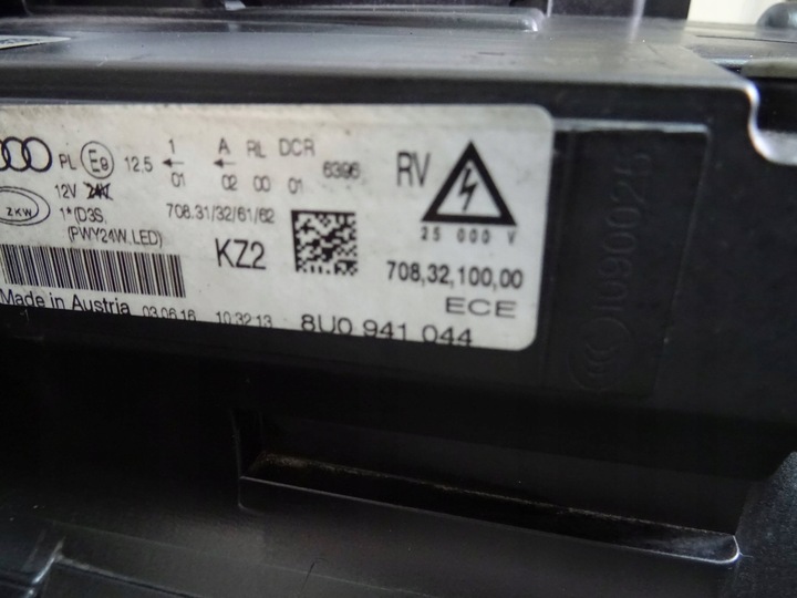 фото №7, Audi q3 8u 8u0 лампи передні ксенон ні поворотний ліва + права