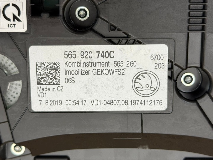 фото №13, Skoda karoq kodiaq спидометр манометр 565920740c