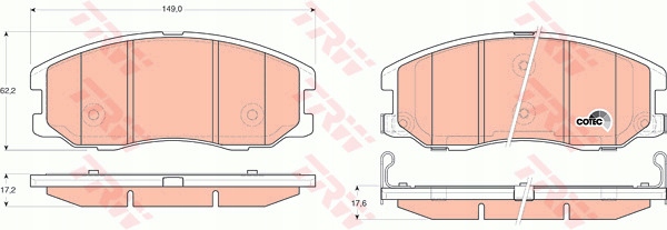 фото №15, Trw диски+ тормозные колодки перед chevrolet captiva 295mm