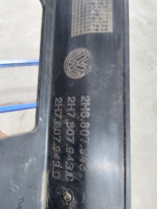 фото №8, Накладка бампера градус зад задній vw amarok 2h6 2h6807943