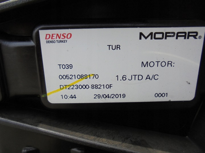 фото №9, Перед комплектний fiat tipo 1.6d 2019