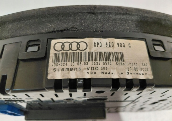 фото №5, Панель приладів audi a3 8p 1.6benzyna 8p0920900c