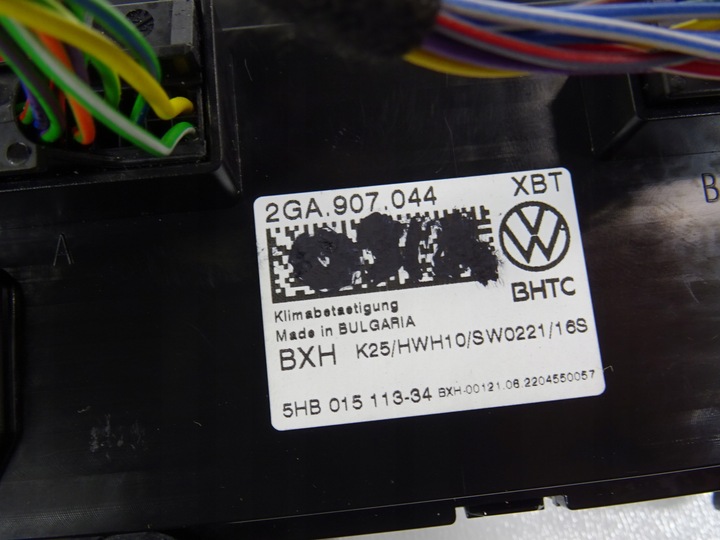 фото №9, Vw t-roc рестайлинг панель кондиционера колодки 2ga907044