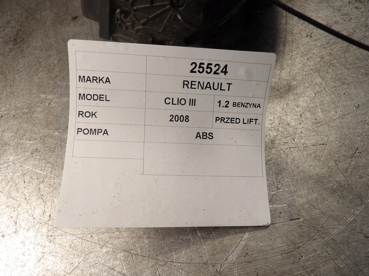 фото №10, Renault clio iii насос abs 265800559 192840