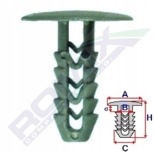 фото №2, Кліпса оббивка do alfa romeo 156 166