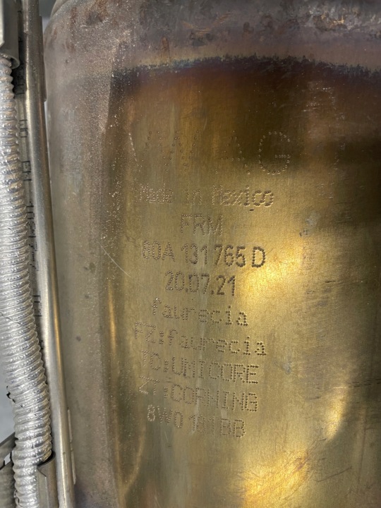 фото №5, Комплектный катализатор dpf vw audi 80a131765d