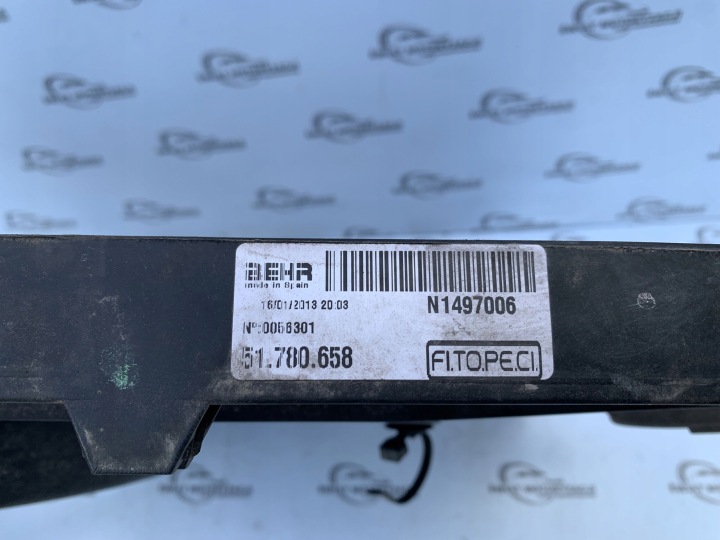 фото №8, Fiat fiorino iii 13r вентилятор охлаждения радиатора (диффузор) 51780658 51780660