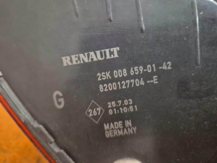 фото №7, Renault megane scenic ii 03-06 фара зад ліва зовнішня 8200127704e