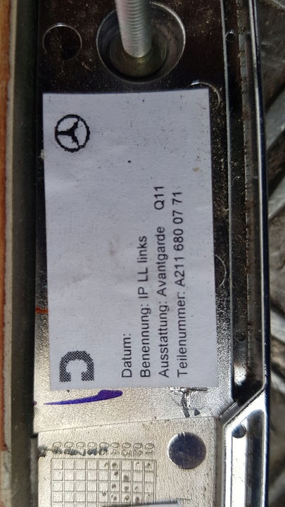 фото №9, Mercedes w211 listwwa декоративная dekor панели